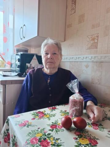 Поздравление с Пасхой от отделения социально-бытового обслуживания на дому № 3