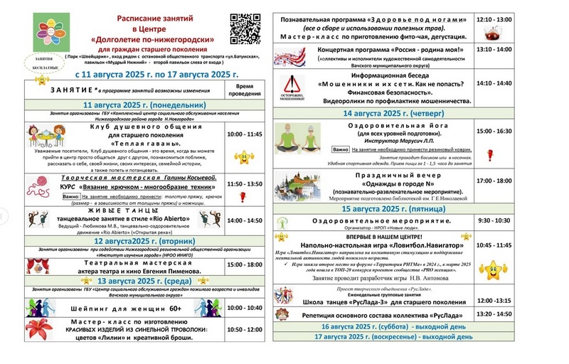 Долголетие по-нижегородски