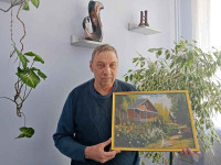 Алмазная вышивка «Домик в деревне»